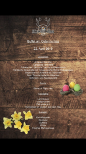 Hirschkeller – Osterbuffet