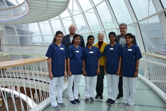 Indische Pflegekräfte am Campus Bad Neustadt