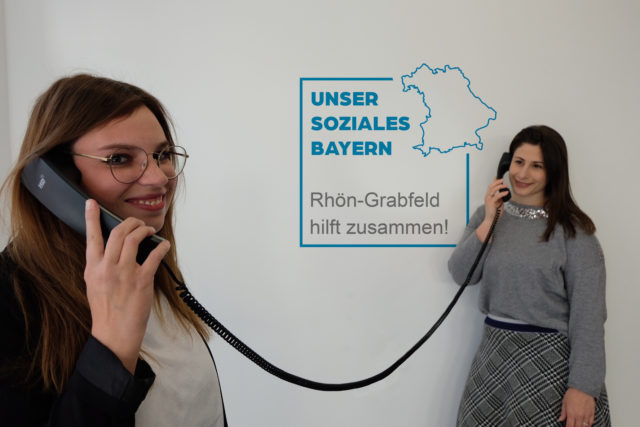 Telefonpartner Rhön-Grabfeld_Ramona Nürnberger(l.), Linda Denner (r.)_(c)Mohr, bearb. Steinmüller
