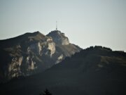white tower on top of mountain